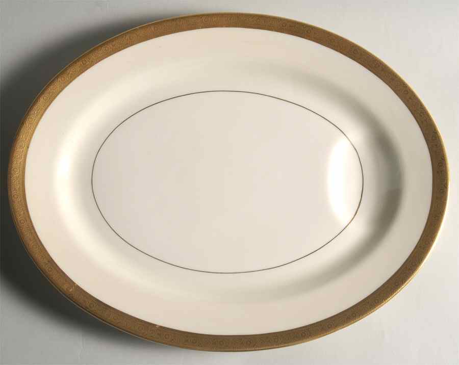 Athens 14" Oval Serving Platter by Haviland-1