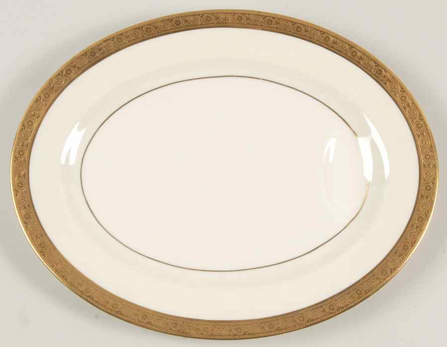 Athens 11" Oval Serving Platter by Haviland-1