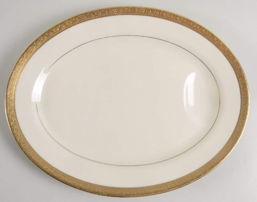 Athena (New York) 14" Oval Serving Platter by Haviland-1