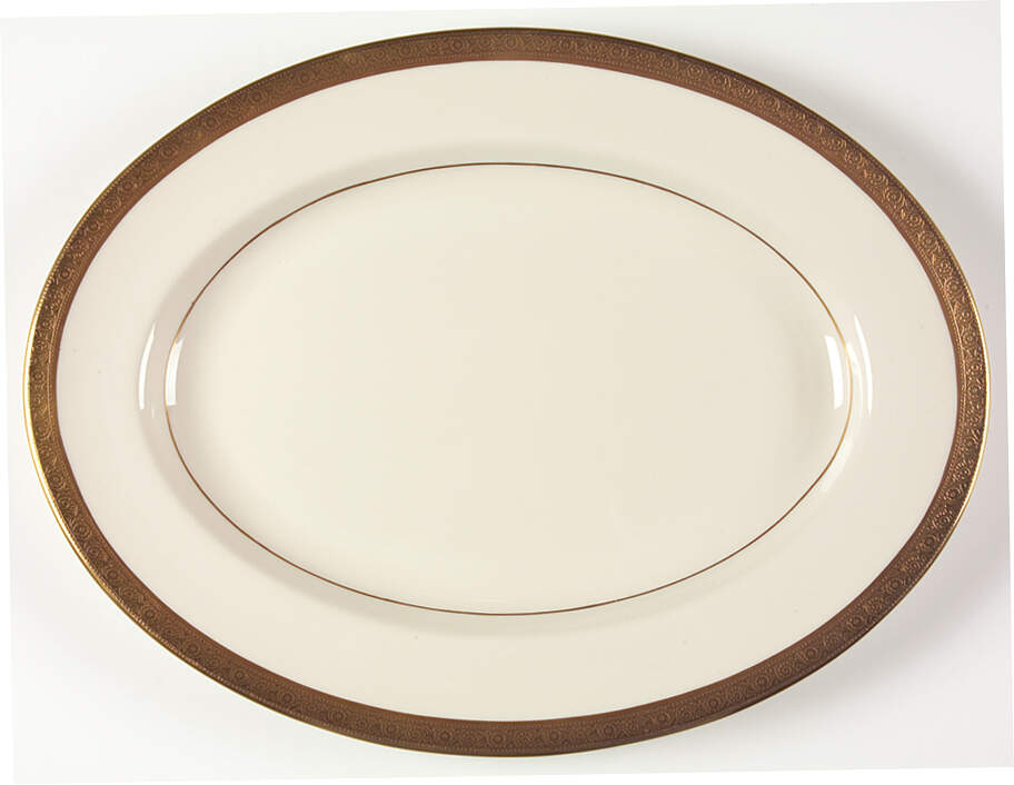 Athena (New York) 15" Oval Serving Platter by Haviland-1
