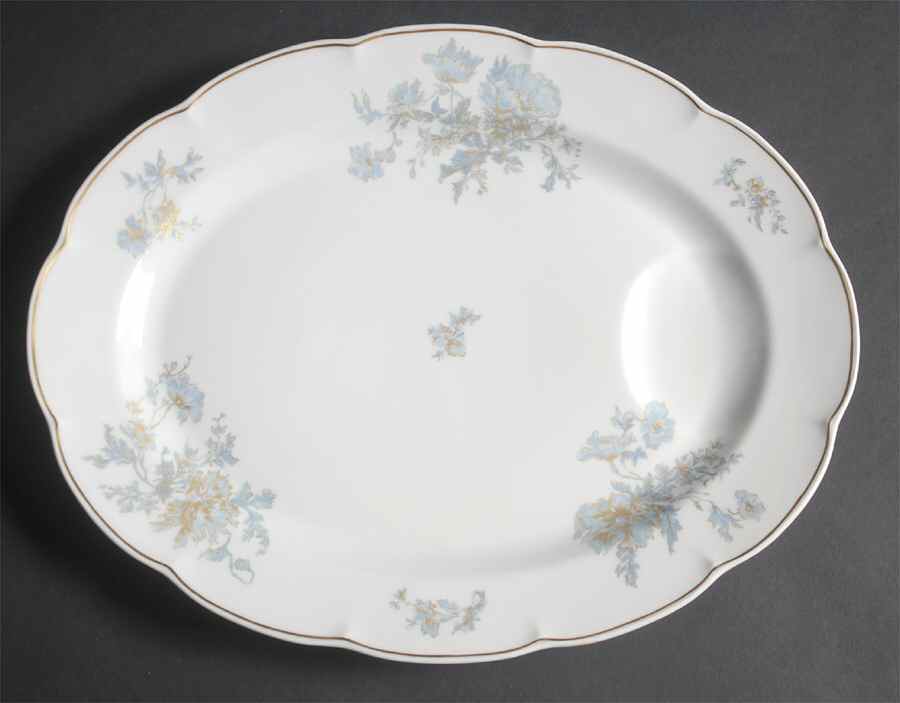Auclair 13" Oval Serving Platter by Haviland-1