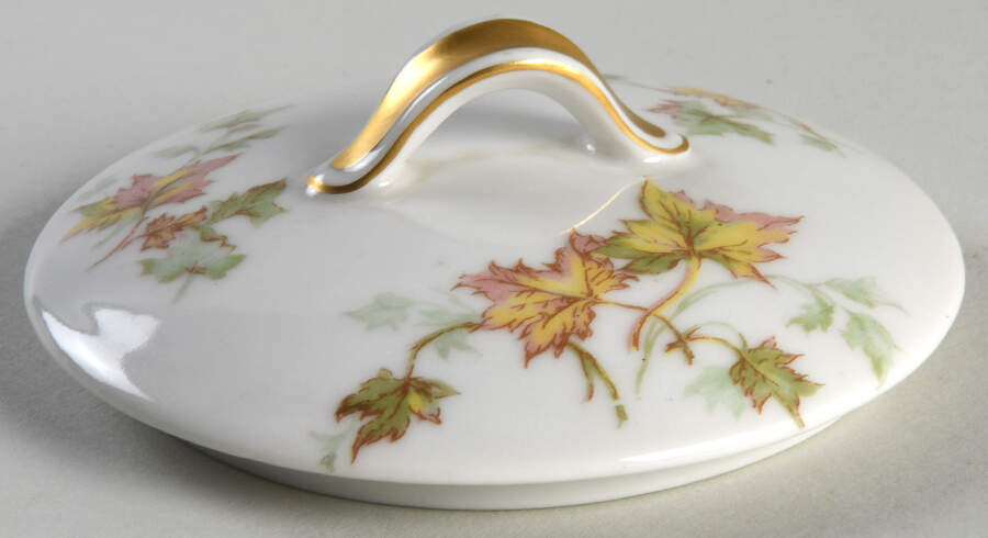 Autumn Leaf (No Trim) Lid for Sugar Bowl by Haviland-1
