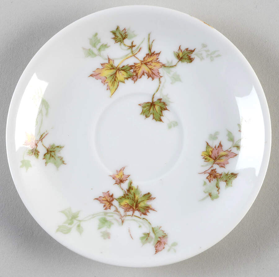 Autumn Leaf (No Trim) Saucer for Flat Cup by Haviland-1