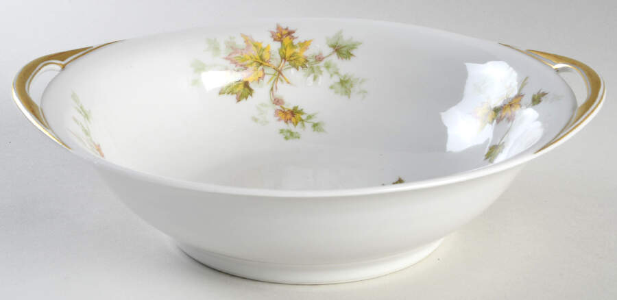 Autumn Leaf (No Trim) 10" Round Vegetable Bowl by Haviland-1