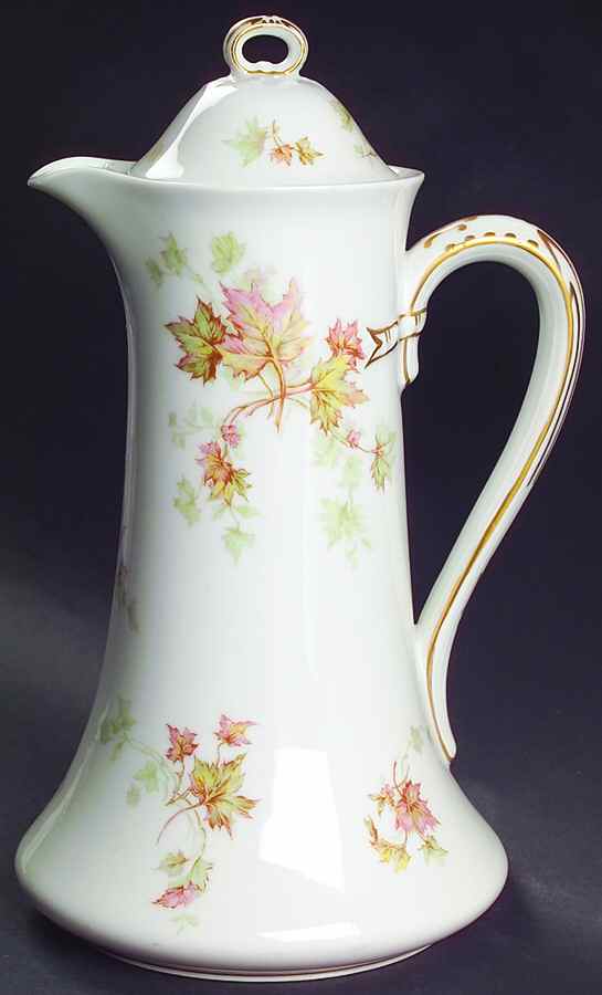 Autumn Leaf (No Trim) Chocolate Pot & Lid by Haviland-1