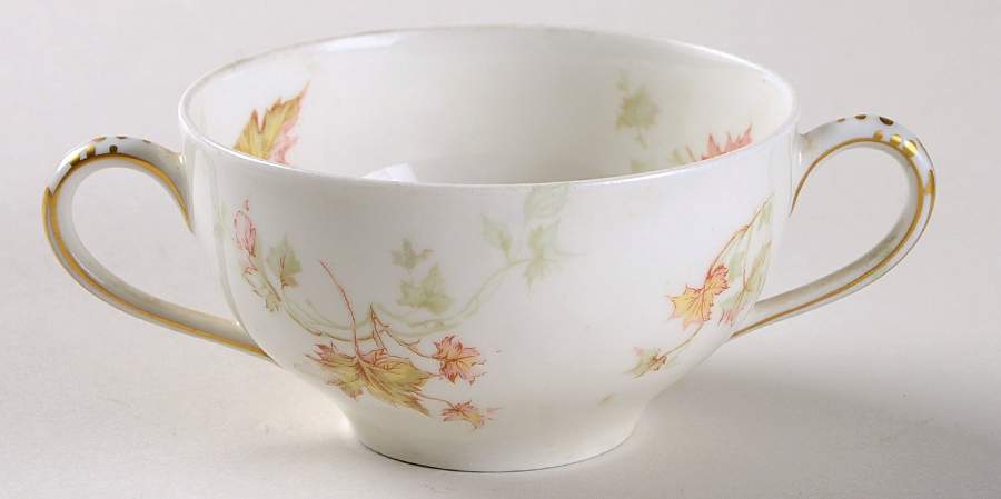 Autumn Leaf (No Trim) Flat Bouillon Cup by Haviland-1