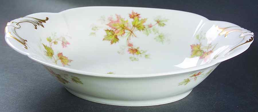 Autumn Leaf (No Trim) 10" Oval Vegetable Bowl by Haviland-1