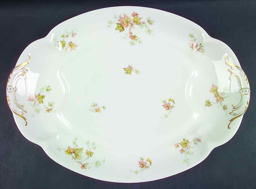 Autumn Leaf (No Trim) 18" Oval Serving Platter by Haviland-1