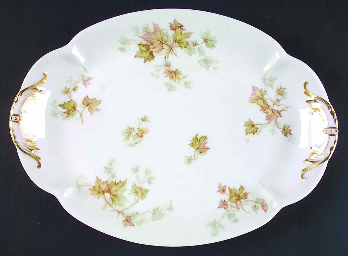Autumn Leaf (No Trim) 11" Oval Serving Platter by Haviland-1