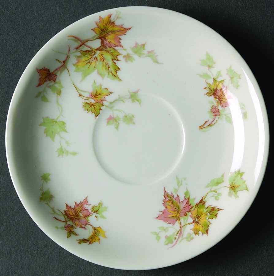Autumn Leaf (No Trim) Saucer for Flat Cup by Haviland-1
