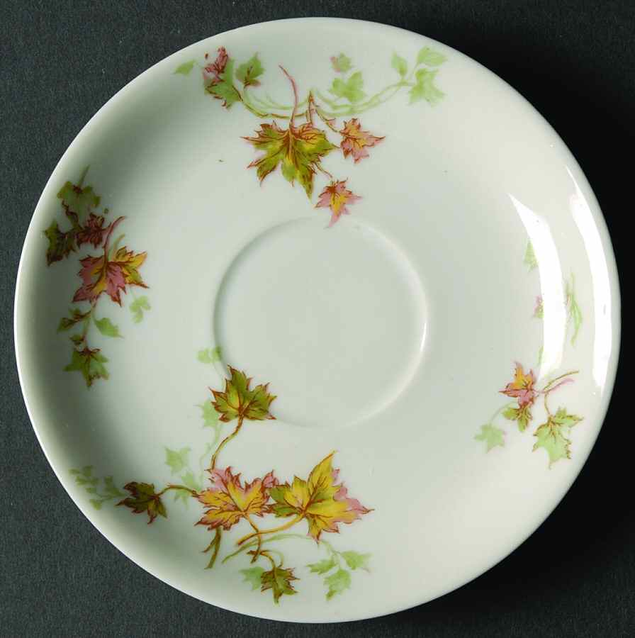 Autumn Leaf (No Trim) Saucer for Flat Cup by Haviland-1