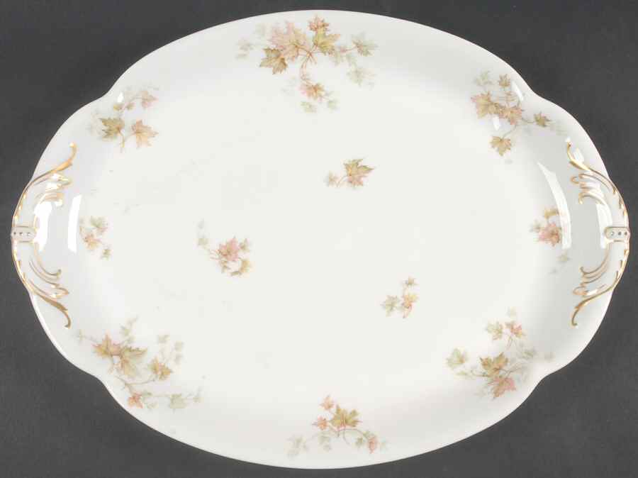 Autumn Leaf (No Trim) 16" Oval Serving Platter by Haviland-1