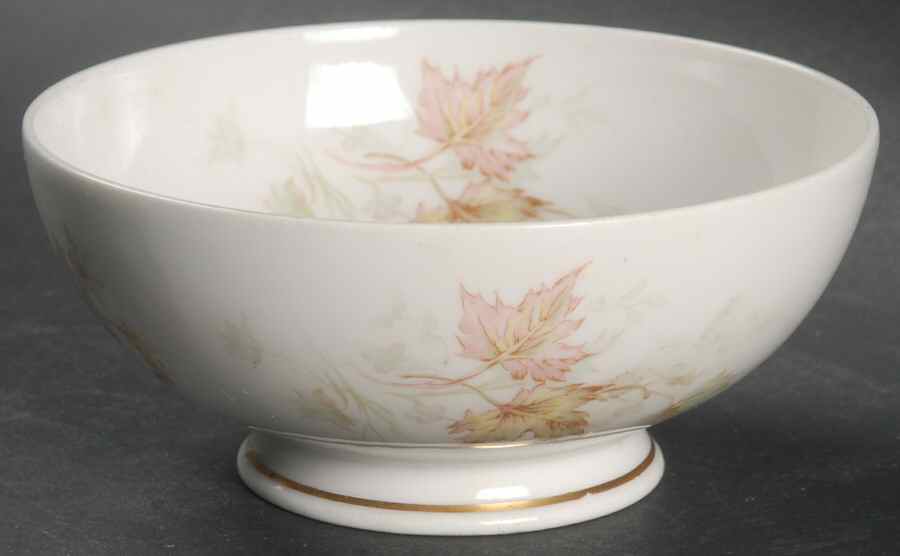 Autumn Leaf (No Trim) Open Sugar Bowl by Haviland-1