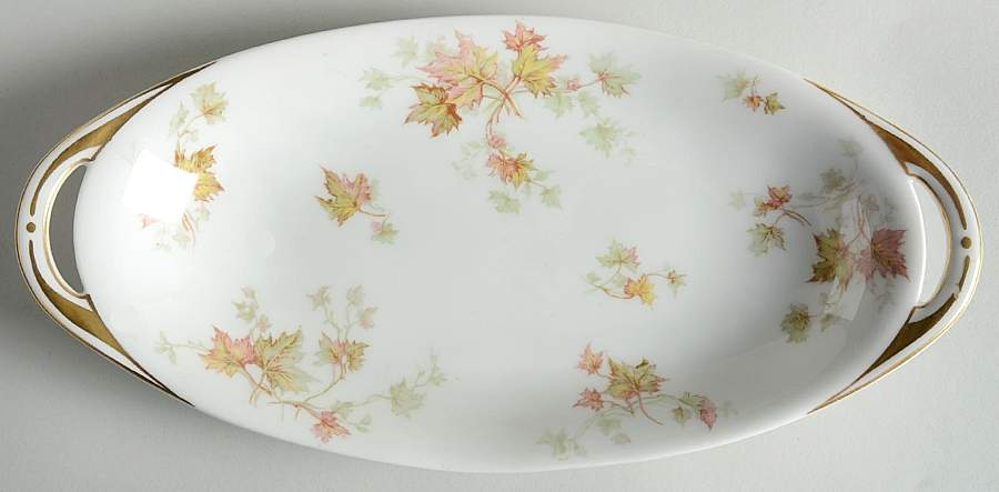 Autumn Leaf (Smooth, Gold Trim) Celery by Haviland-1