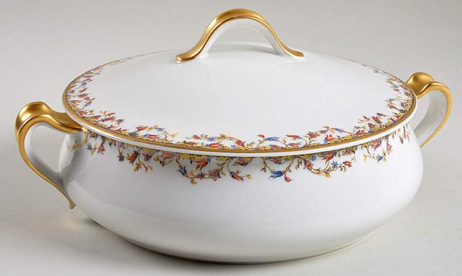 Aurora Round Covered Vegetable by Haviland-1