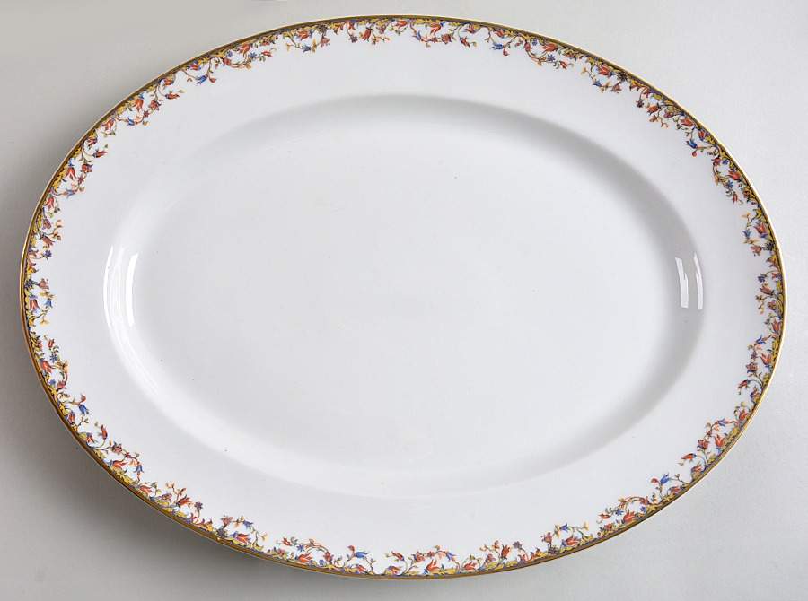 Aurora 16" Oval Serving Platter by Haviland-1
