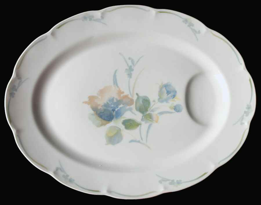Auteuil 13" Oval Serving Platter by Haviland-1