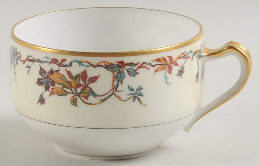Autumn Flat Cup by Haviland-1