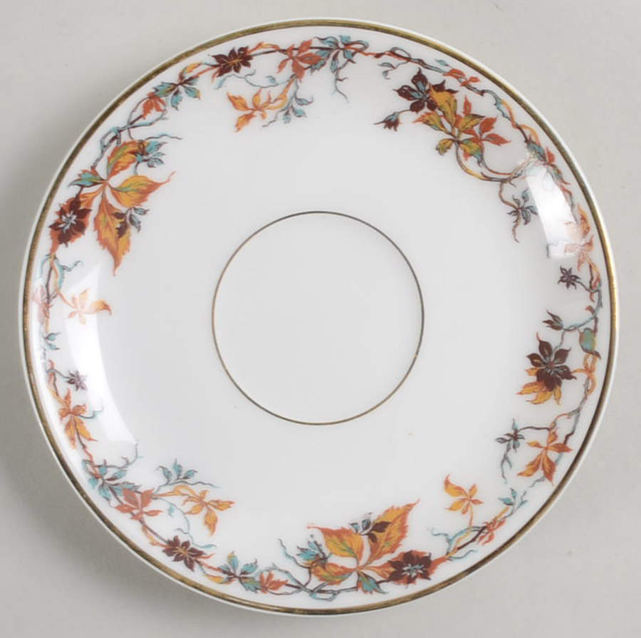 Autumn Saucer for Flat Cup by Haviland-1