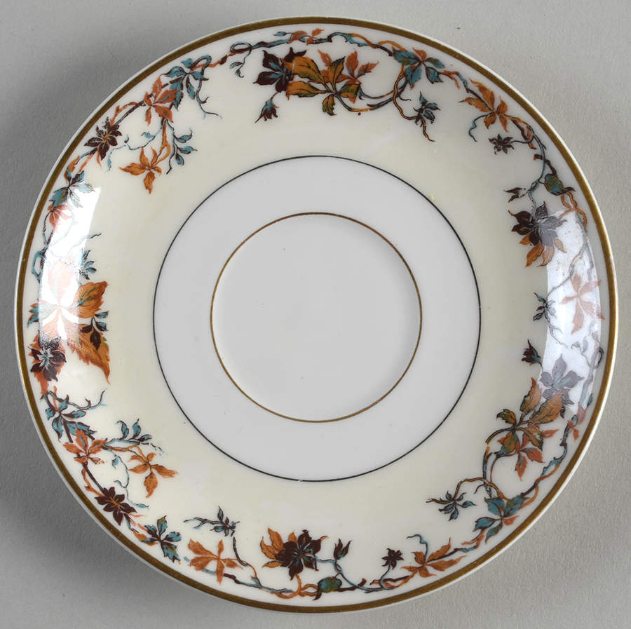 Autumn Saucer for Flat Cup by Haviland-1