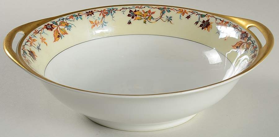Autumn 9" Round Vegetable Bowl by Haviland-1