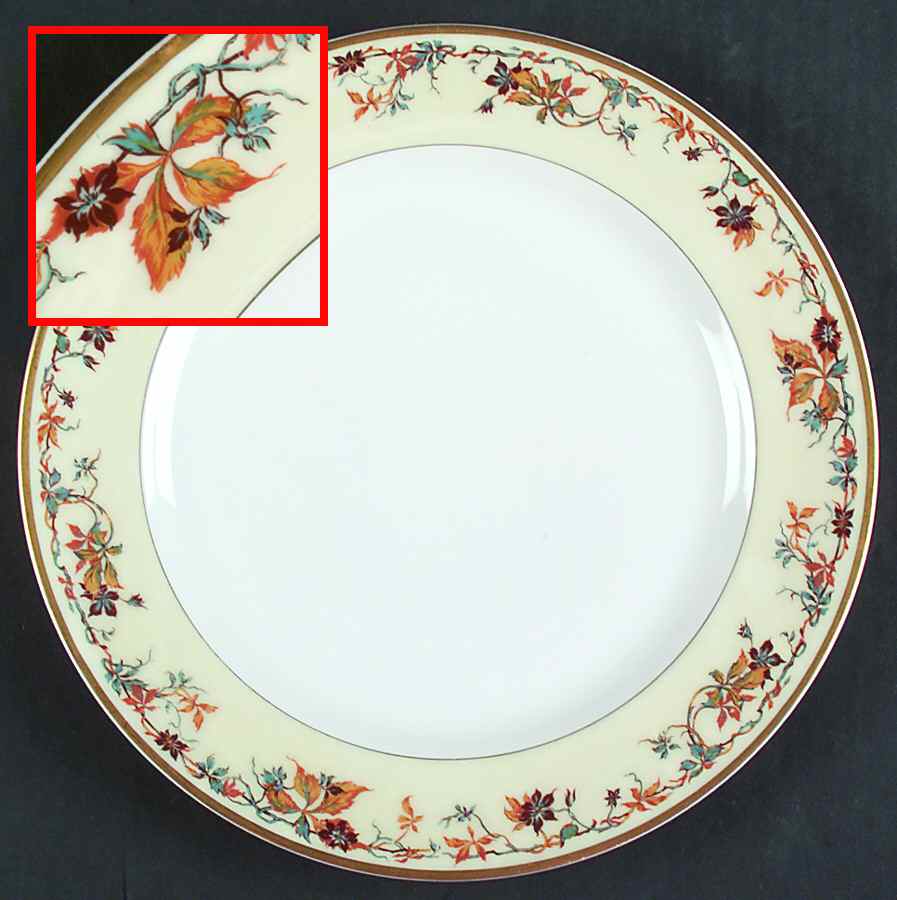 Autumn Dinner Plate by Haviland-1