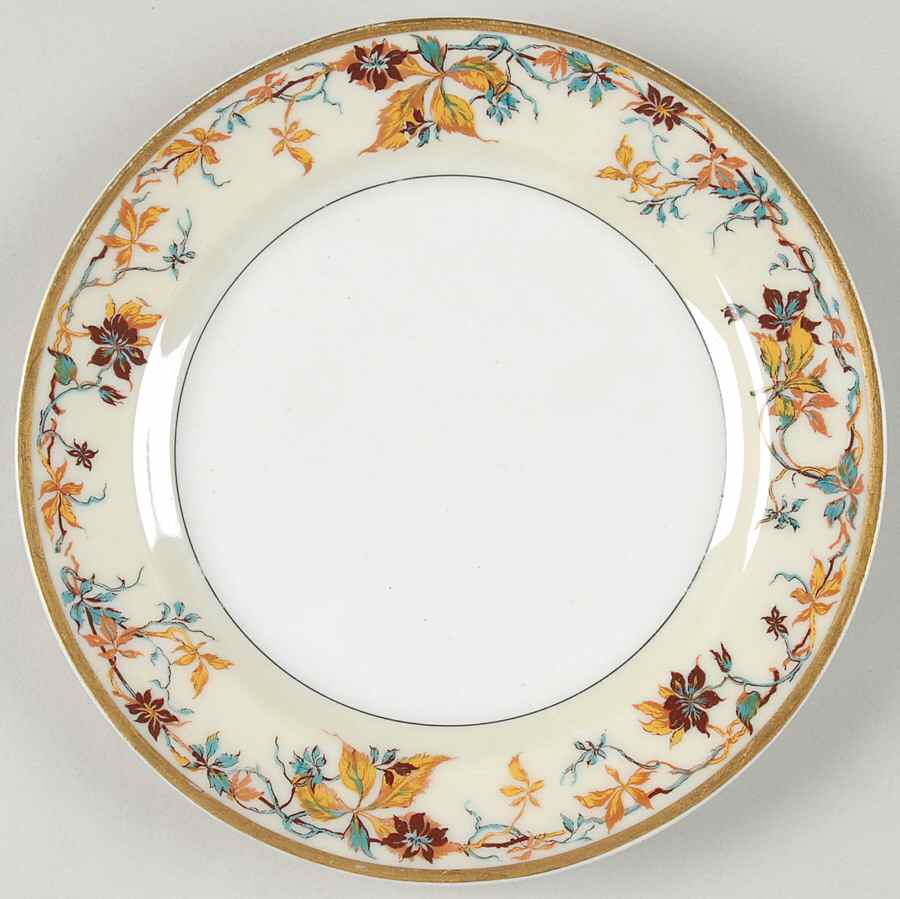 Autumn Bread & Butter Plate by Haviland-1