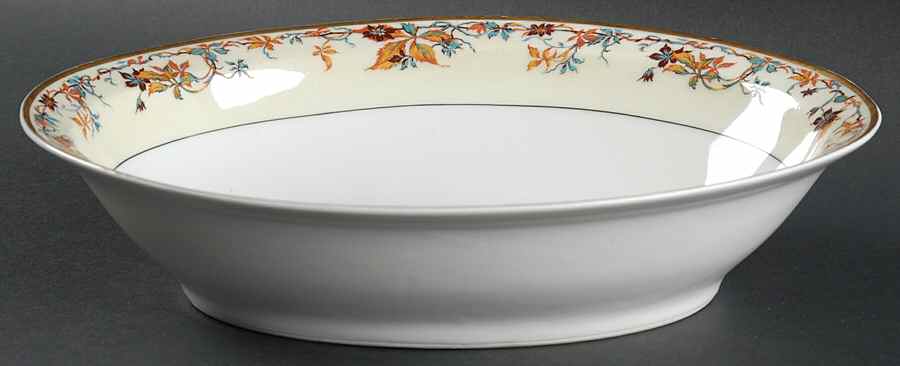 Autumn 10" Oval Vegetable Bowl by Haviland-1