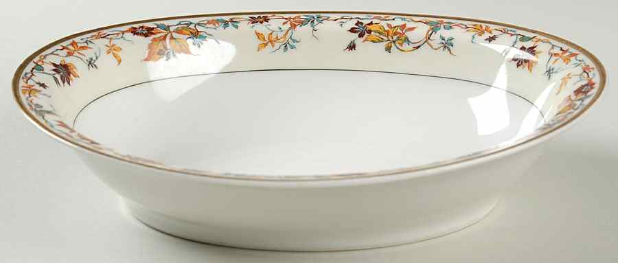 Autumn 9" Oval Vegetable Bowl by Haviland-1