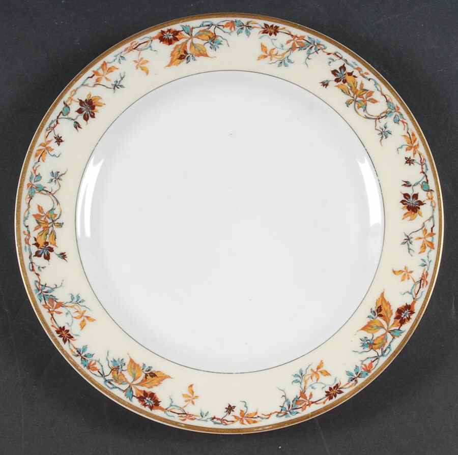 Autumn Luncheon Plate by Haviland-1