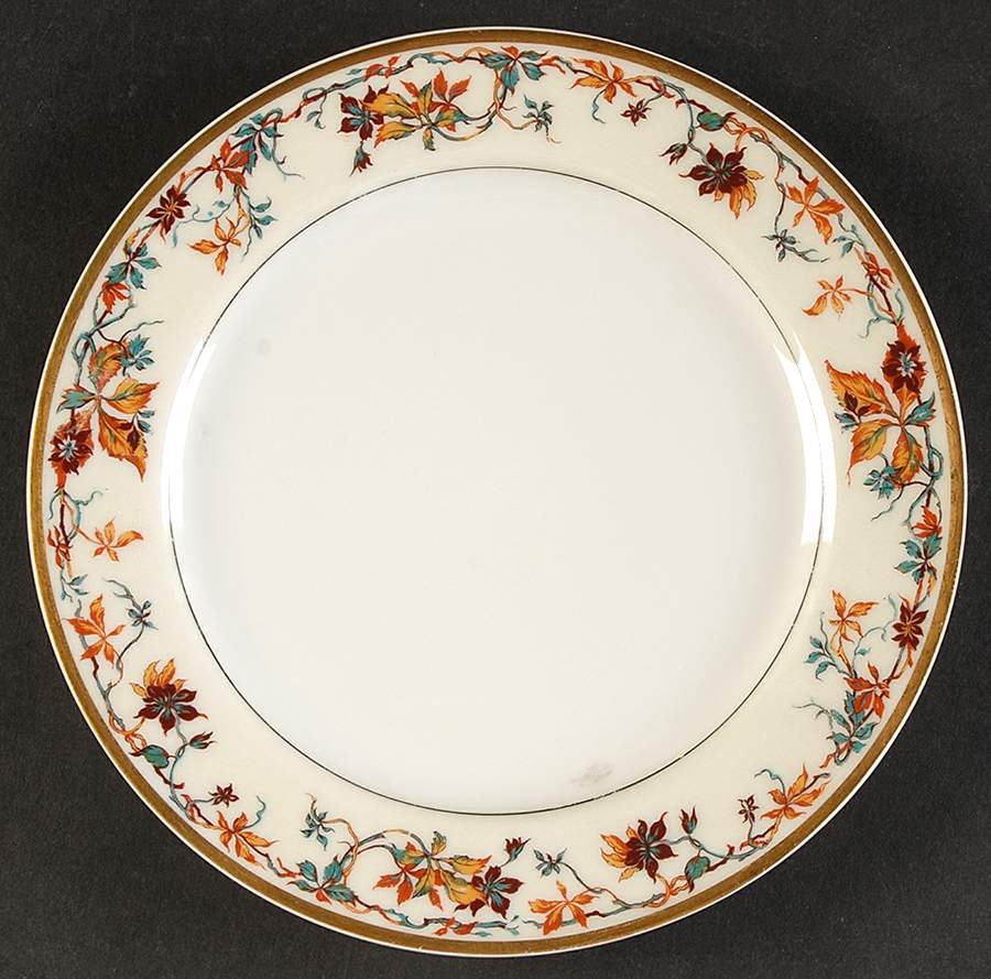 Autumn Salad Plate by Haviland-1