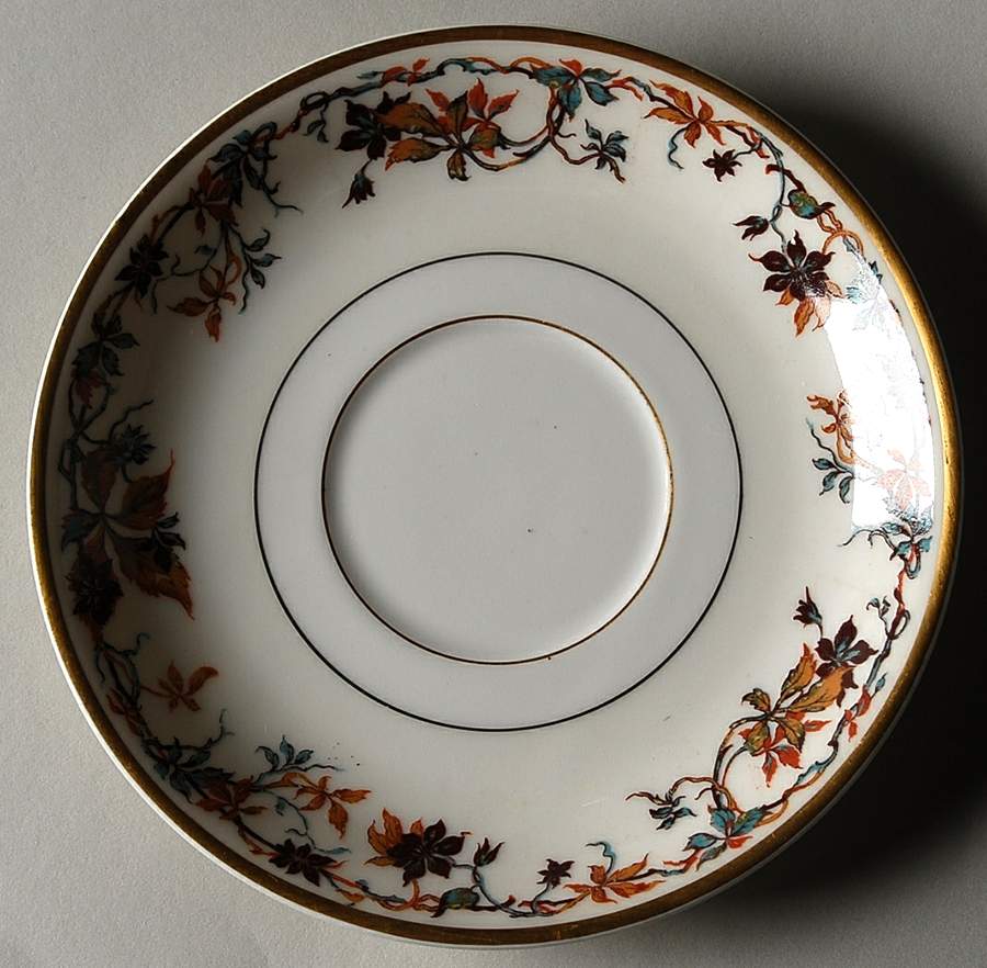 Autumn Saucer for Oversized Cup by Haviland-1