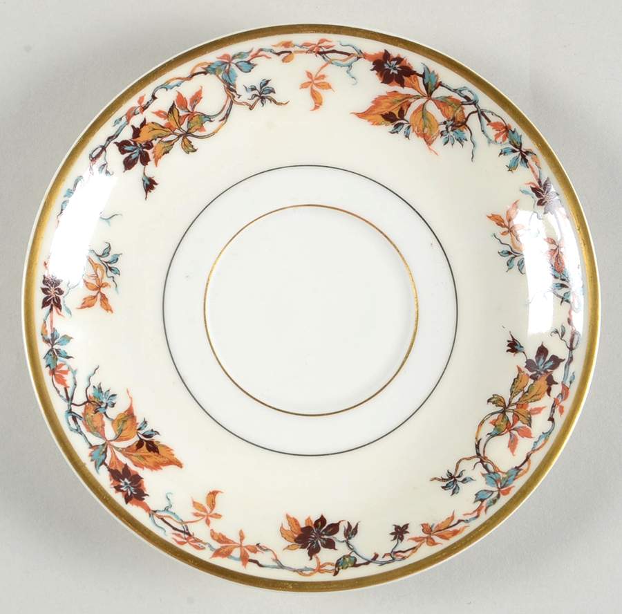 Autumn Saucer by Haviland-1