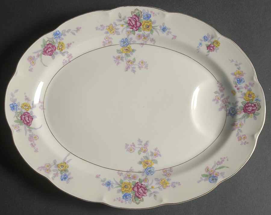 Avalon 14" Oval Serving Platter by Haviland-1