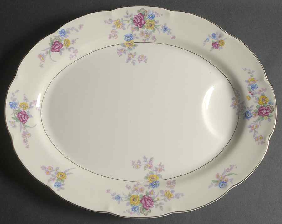 Avalon 16" Oval Serving Platter by Haviland-1