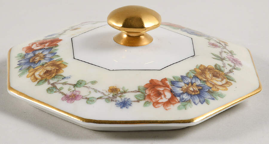 Azay Le Rideau Lid for Sugar Bowl by Haviland-1