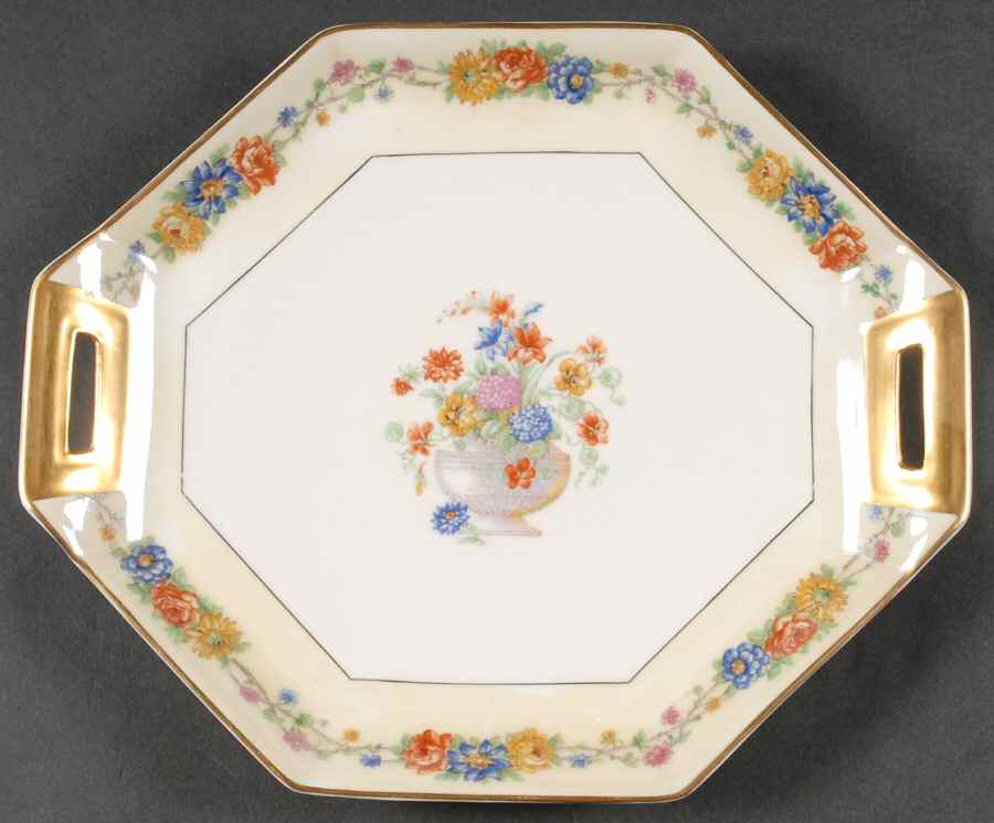 Azay Le Rideau Handled Cake Plate by Haviland-1