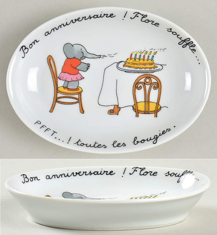 Babar Oval Fruit/Dessert Bowl by Haviland-1