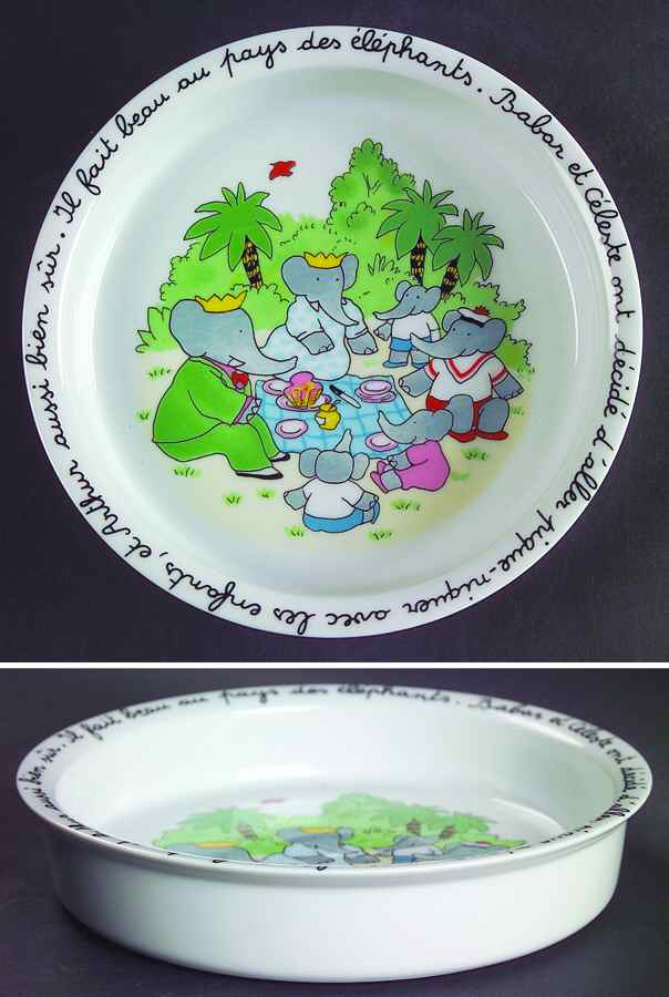 Babar Child's Bowl by Haviland-1