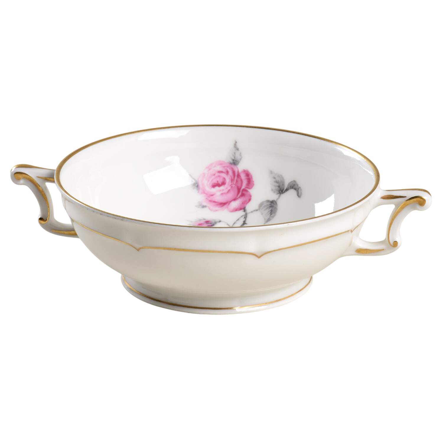 Bagatelle Footed Cream Soup Bowl by Haviland-1