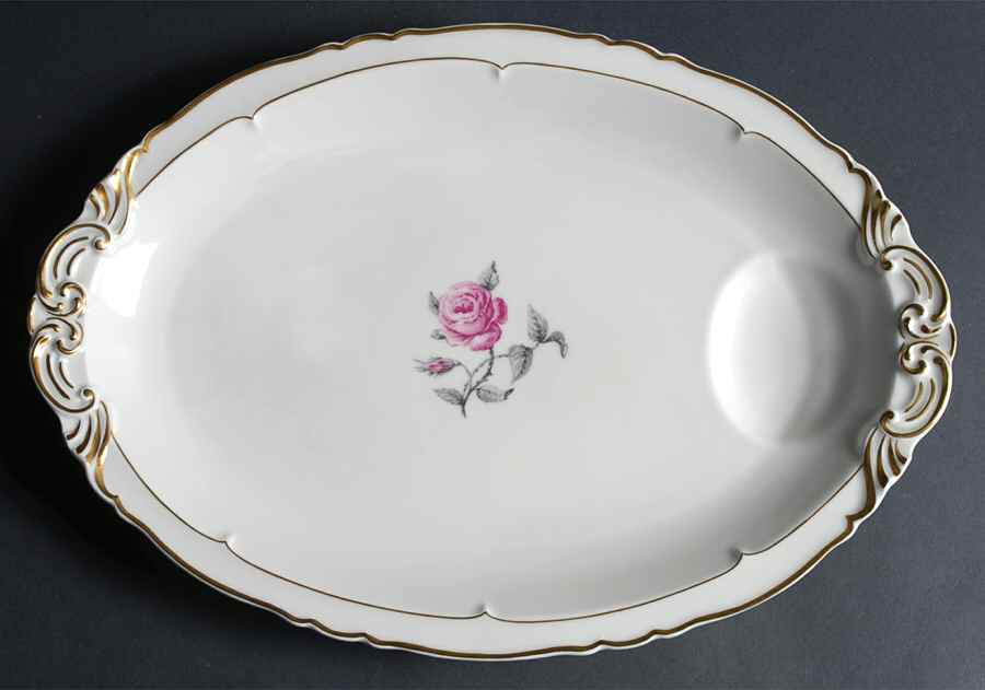 Bagatelle 15" Oval Serving Platter by Haviland-1