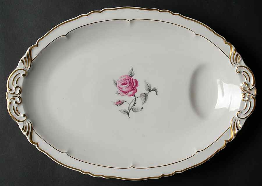 Bagatelle 13" Oval Serving Platter by Haviland-1