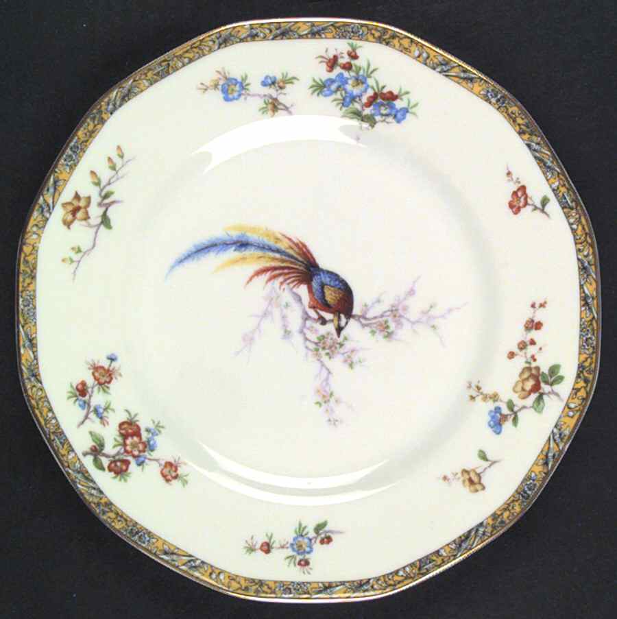 Bamboo (Bird In Center) Dinner Plate by Haviland-1