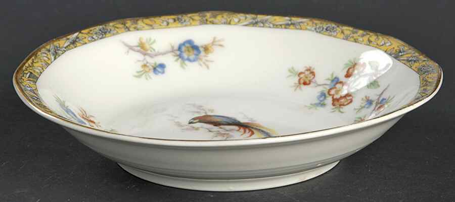 Bamboo (Bird In Center) Coupe Cereal Bowl by Haviland-1