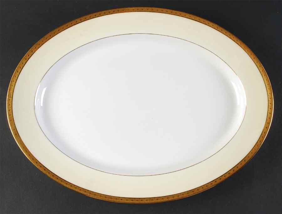 Baroness 16" Oval Serving Platter by Haviland-1