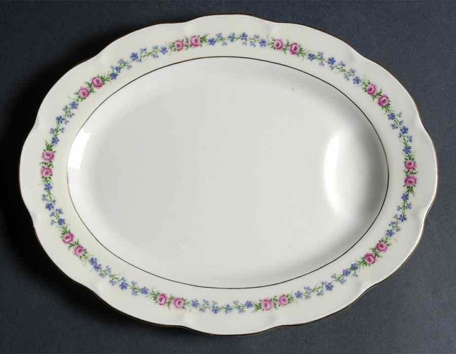 Bayou 11" Oval Serving Platter by Haviland-1