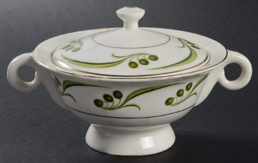 Bel Air Sugar Bowl & Lid by Haviland-1