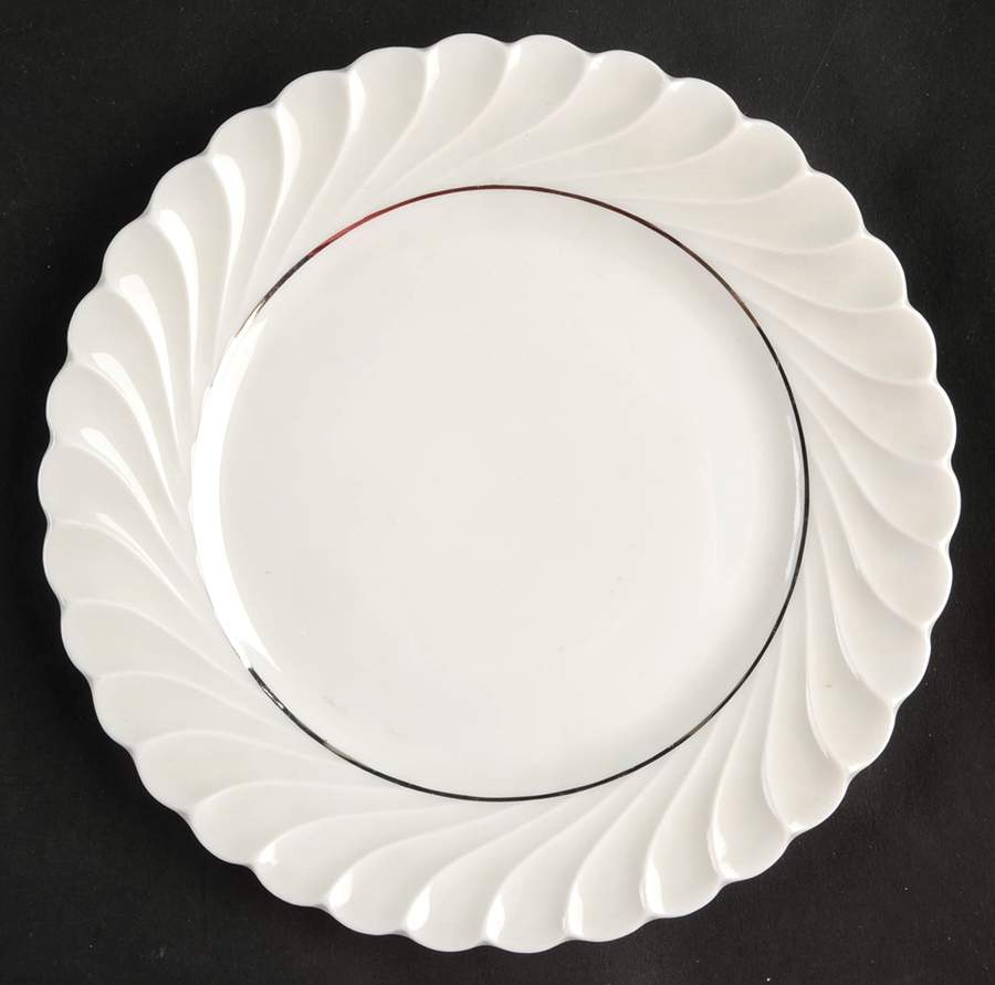 Beaucaire (Platinum Inner Ring) Bread & Butter Plate by Haviland-1