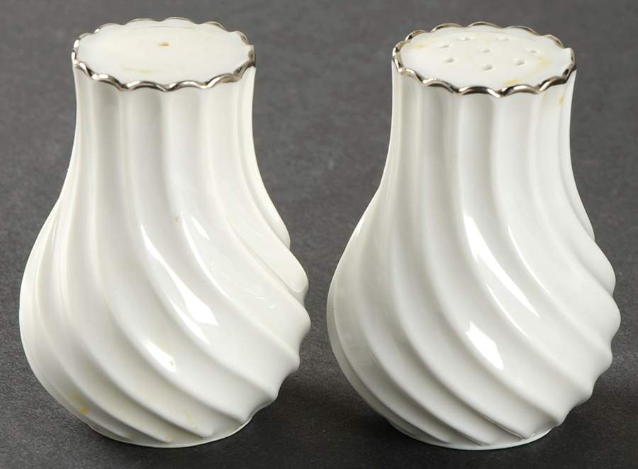 Beaucaire (Platinum Inner Ring) Salt & Pepper Set by Haviland-1
