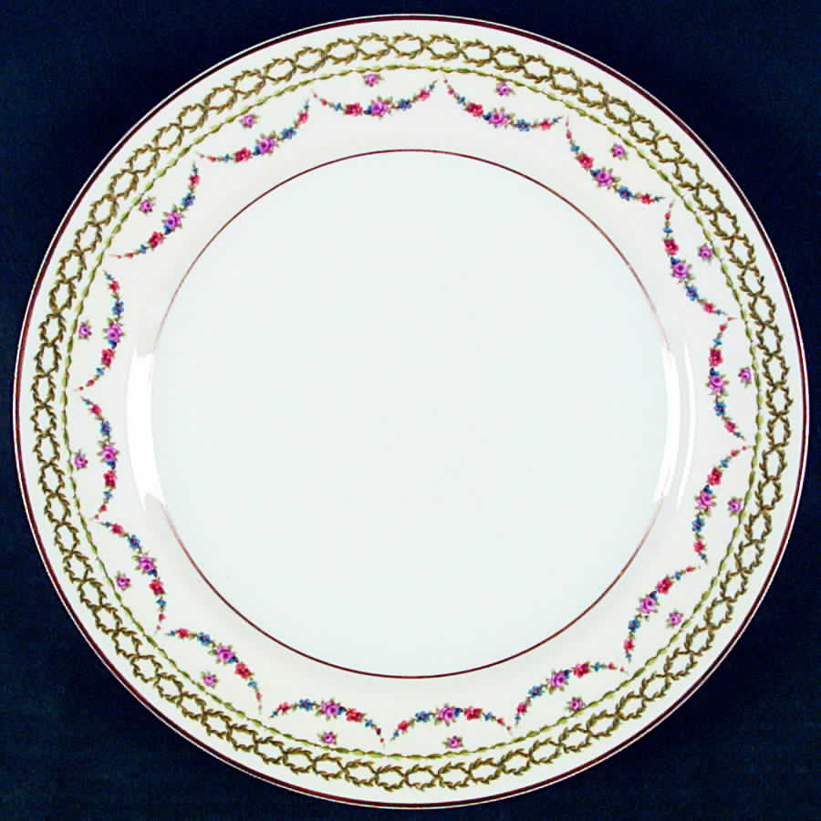 Beaucaire (Gold Trim) Dinner Plate by Haviland-1
